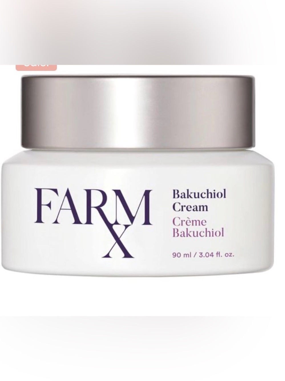 Avon Farm X Bakuchiol Cream Purple and Beige Box